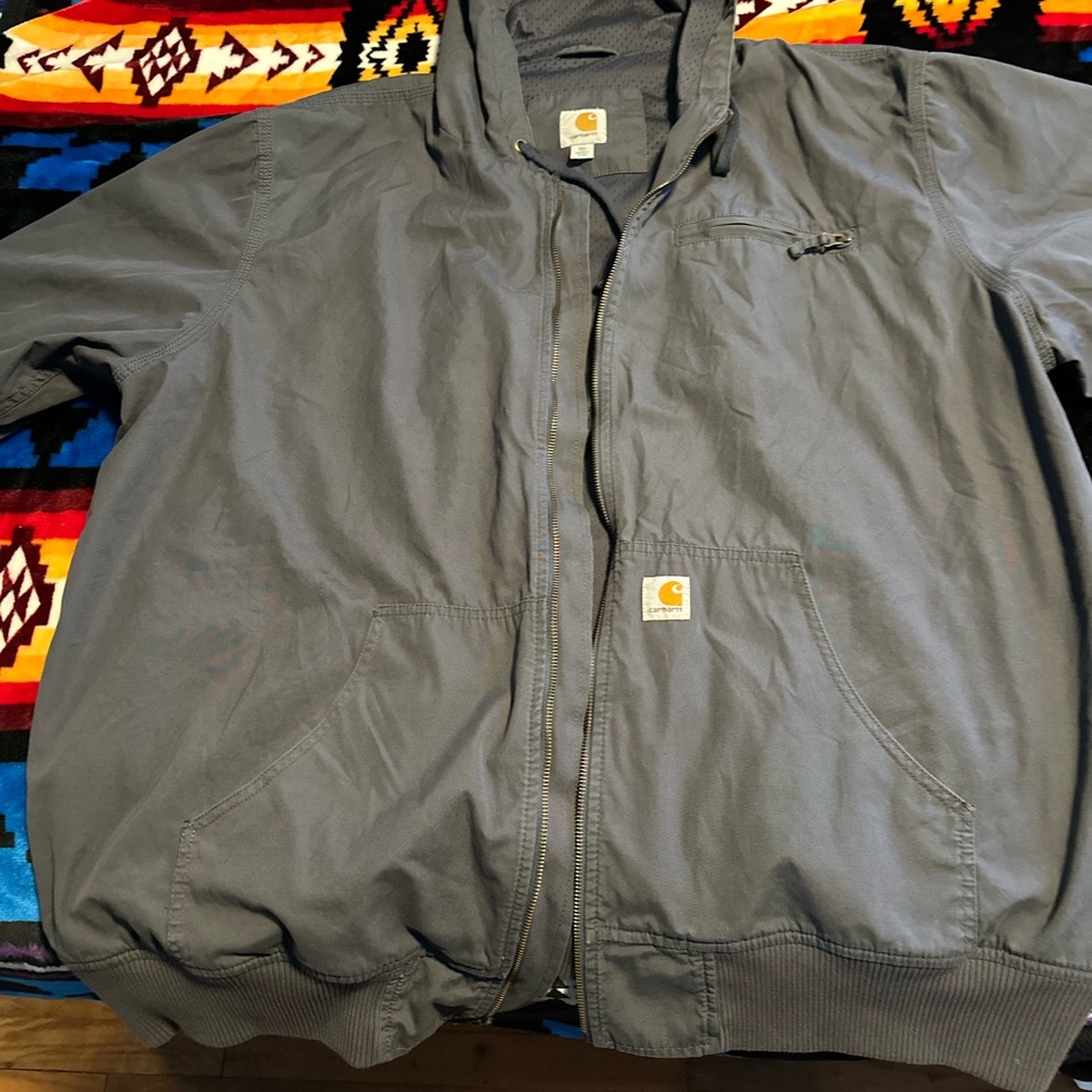 Carhartt Charcoal Hooded Jacket